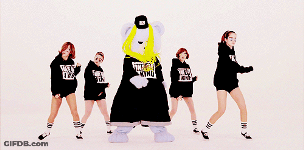 Dancing Bear GDragon MV GIF