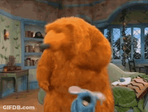 Dancing Bear In The Big Blue House Bear GIF