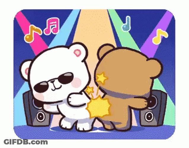 Dancing Bear Milk Mocha GIF