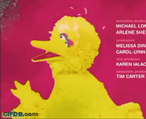 Dancing Big Bird GIF