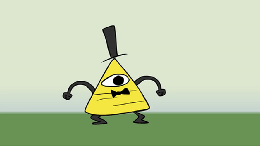 Dancing Bill Cipher Gravity Falls GIF