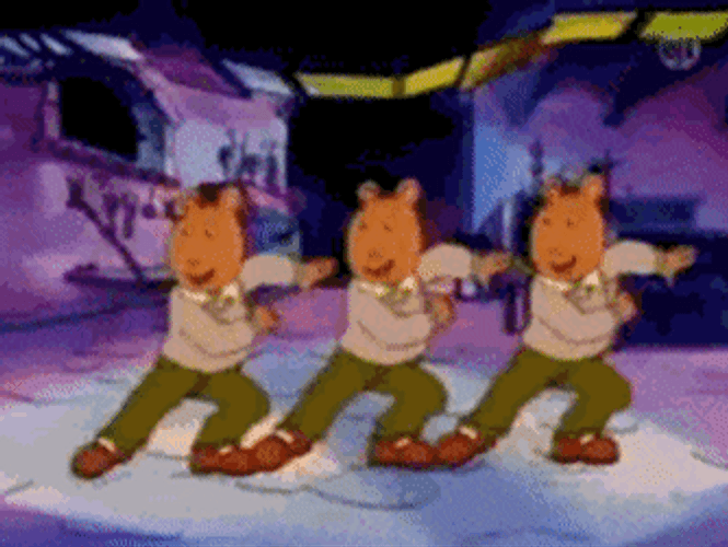 Dancing Brain Arthur TV GIF