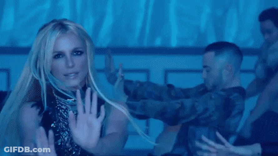 Dancing Britney Spears Pumped Up GIF