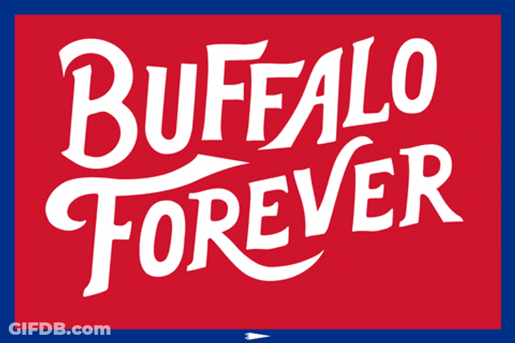 Dancing Buffalo Forever Text Art GIF