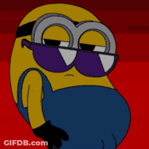 Dancing Cartoon Minion GIF