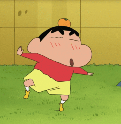 Dancing Cartoon Shinnosuke Nohara GIF