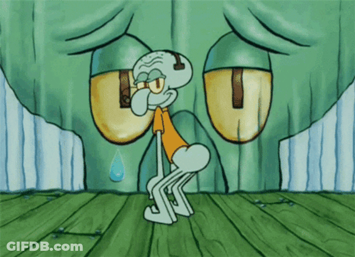 Dancing Cartoon Squidward GIF