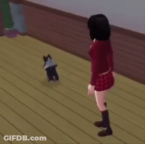 Dancing Cat Meme Tumbling Dance GIF