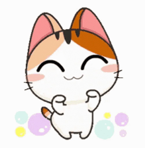 Dancing Cat Smiling GIF