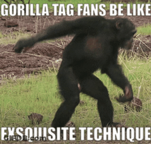 Dancing Cha-Cha Like Gorilla Tag GIF