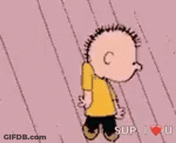 Dancing Charlie Brown Loves You GIF