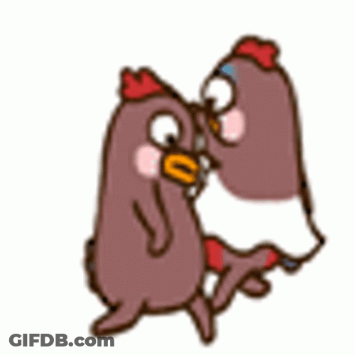 Dancing Chicken Lovers GIF
