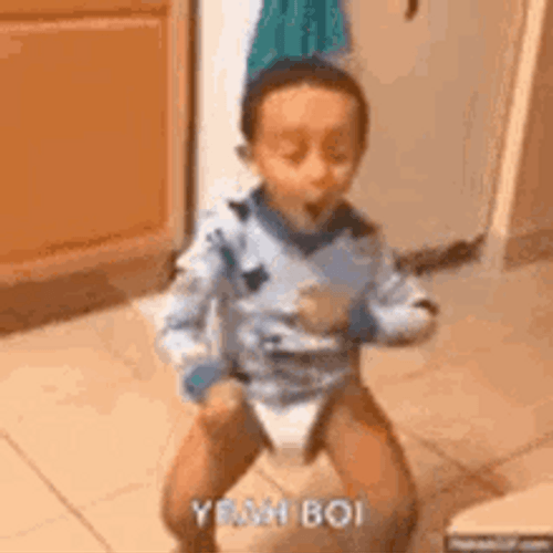 Dancing Child Yeah Boi Meme GIF