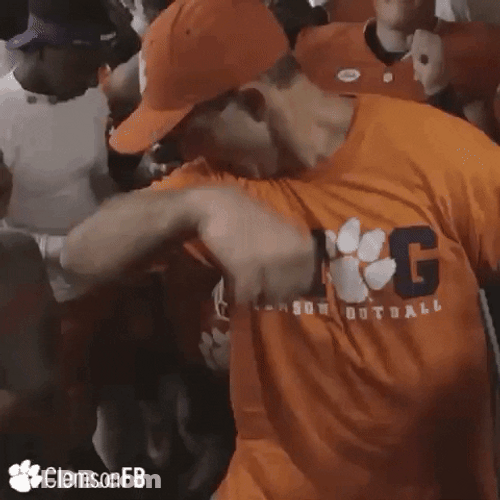 Dancing Clemson Supporter GIF