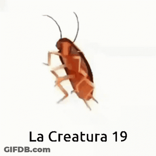 Dancing Cockroach Creature GIF