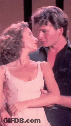 Dancing Couple Looking At Each Other GIF