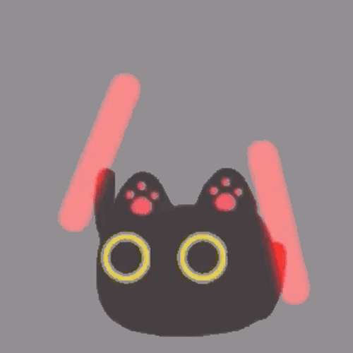 Dancing Crazy Cat 3D Visual Art GIF