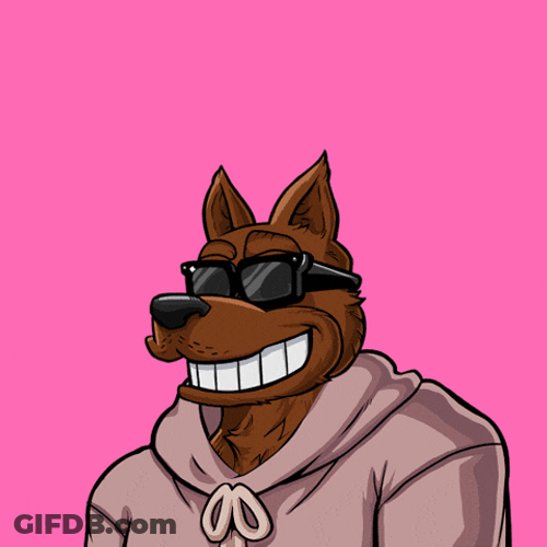 Dancing Doge Shoulder Shrugging GIF