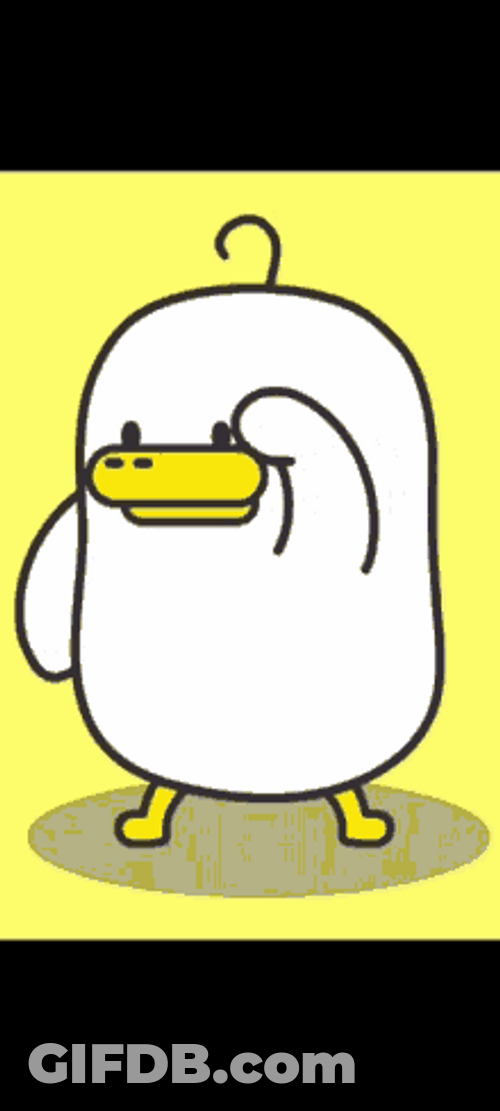 Dancing Duck Cute Where Is It Dance GIF
