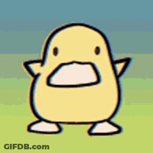 Dancing Duck Left Right Bop GIF