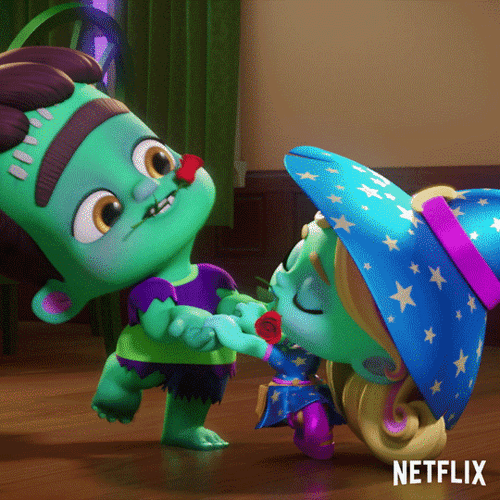 Dancing Eating Monster Inside House GIF