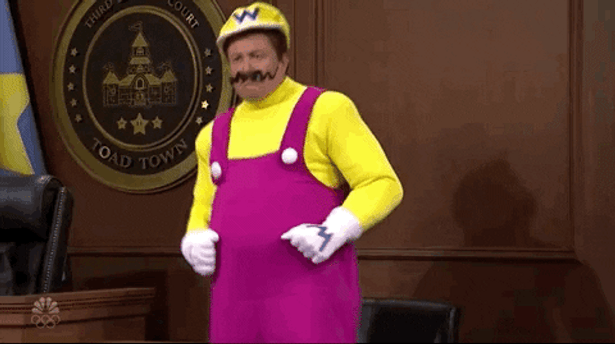 Dancing Elon Musk Wario GIF