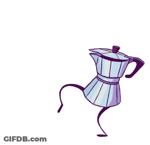 Dancing Espresso Machine GIF