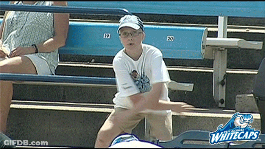 Dancing Excited Kid Watching Game GIF