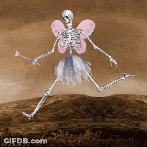 Dancing Fairy Skeleton Meme GIF