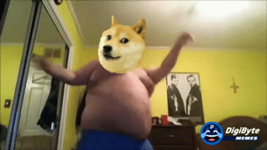 Dancing Fat Doge GIF