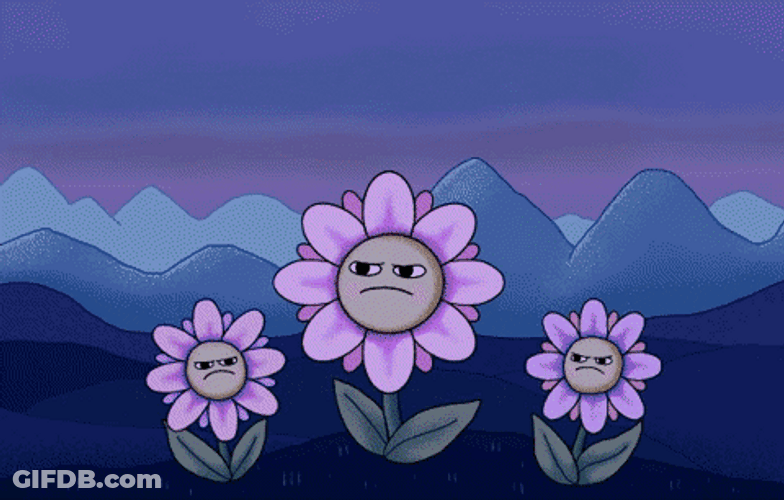 Dancing Flower Animated Thank You GIF