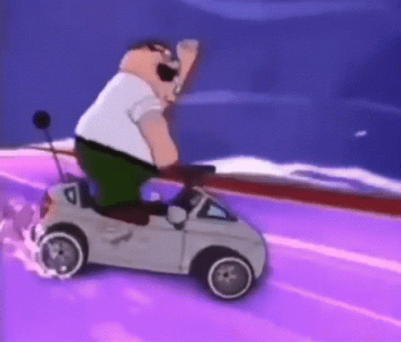 Dancing Fortnite Peter Griffin On The Road GIF