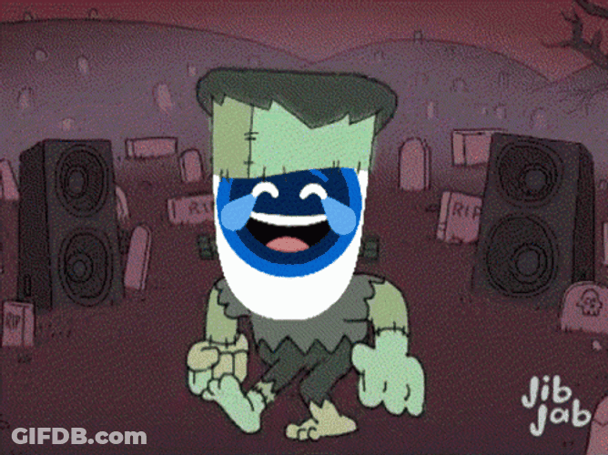 Dancing Frankenstein Monster Cartoon GIF