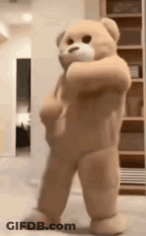 Dancing Freddy Fazbear Mascot GIF