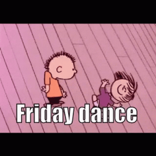 Dancing Friday Peanuts Pig Pen And Girl GIF