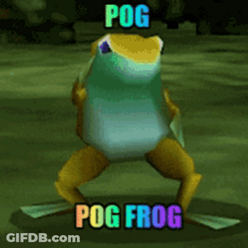 Dancing Frog Funny Pog Body Shake GIF