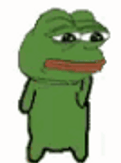Dancing Frog Funny Sad Pepe Right Left GIF