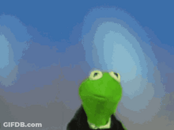 Dancing Frog Happy Kermit Hands Laugh Haha GIF