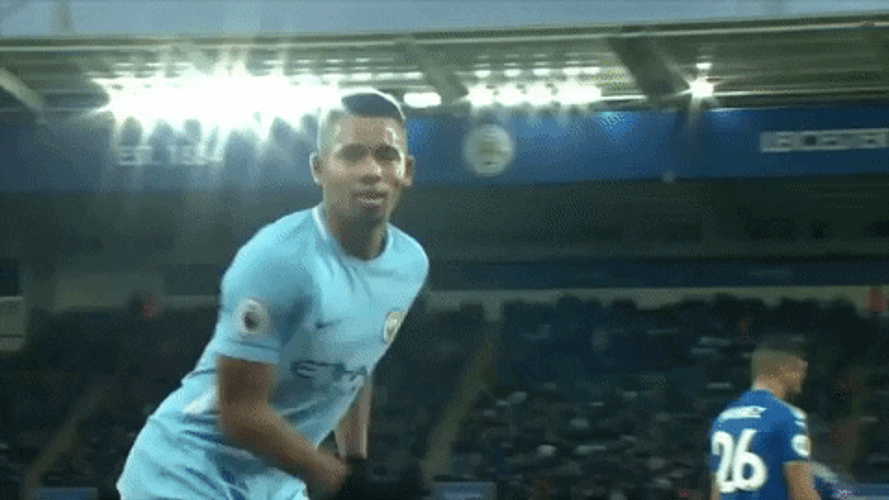 Dancing Gabriel Jesus Football Manchester GIF