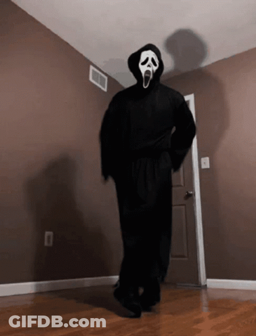 Dancing Ghost Face GIF