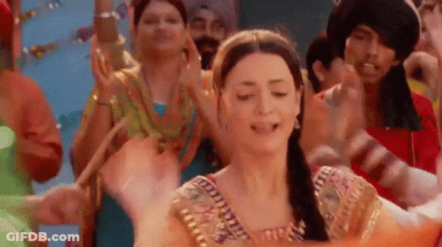 Dancing Girl In Her Traditional Costume GIF