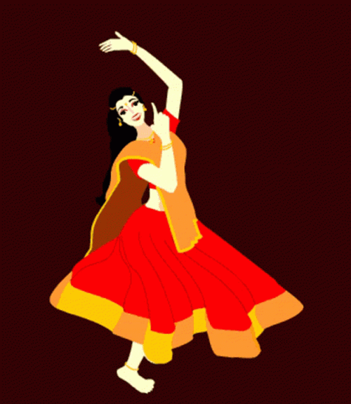 Dancing Girl Traditional Dance GIF