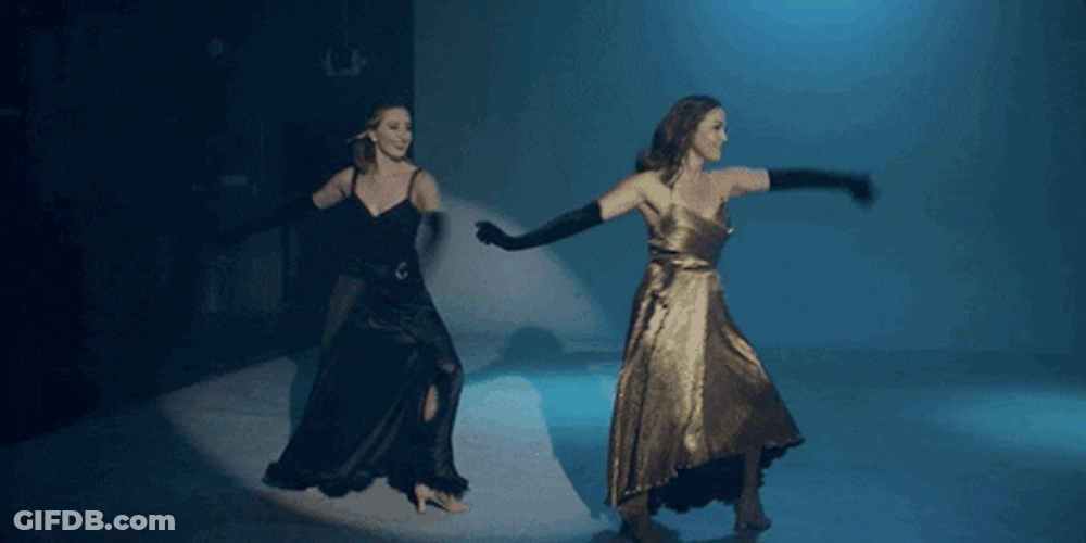 Dancing Girls Ballroom Dance GIF
