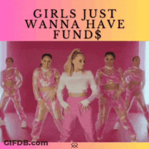 Dancing Girls Just Wanna Have Fun GIF