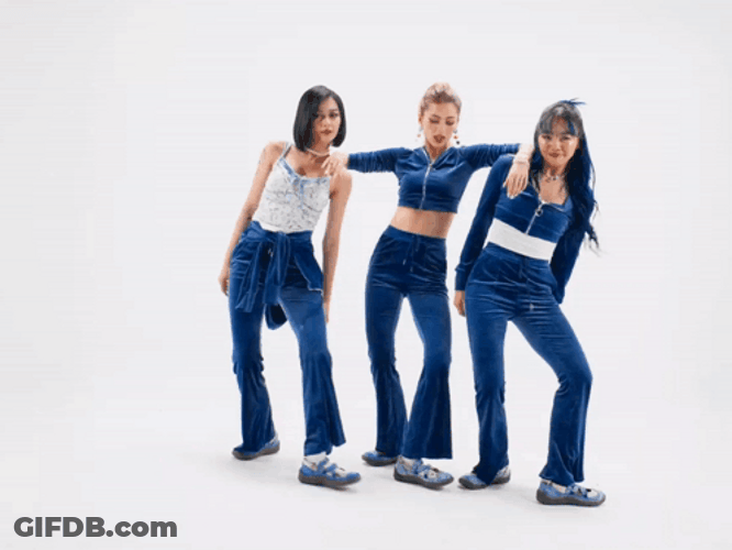Dancing Girls On Jeans GIF