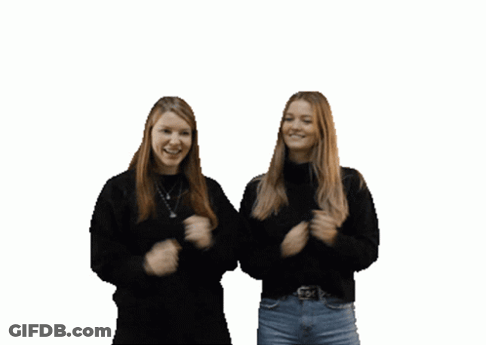 Dancing Girls Rolling Hands GIF