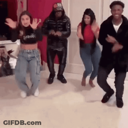 Dancing Girls With Partners GIF