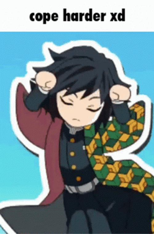 Dancing Giyu Cope Harder GIF