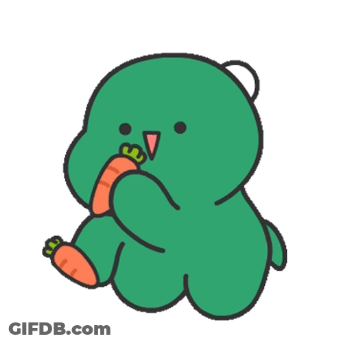 Dancing Green Dino Chubby GIF