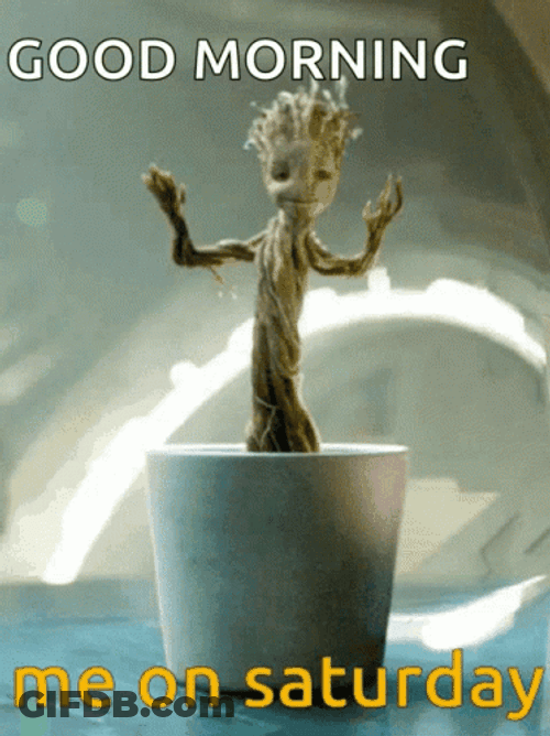 Dancing Groot Weekend Meme GIF